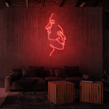 "TWOFACE" NEON SKILT