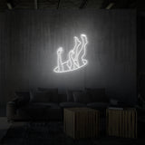 "DEEP SPACE" NEON SKILT