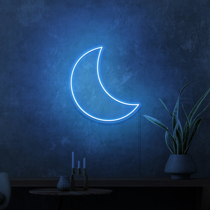 "MÅNE" MINI NEON SKILT