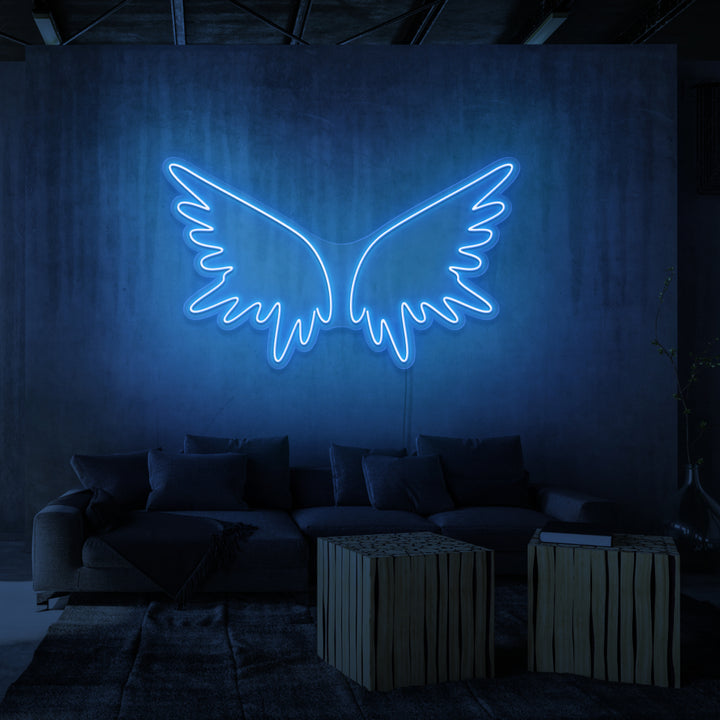 "ENGLE VINGER" NEON SKILT