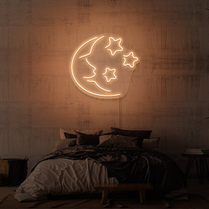 "NIGHT SKY" NEON SKILT