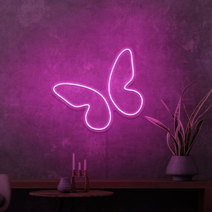 "BUTTERFLY" MINI NEON SKILT