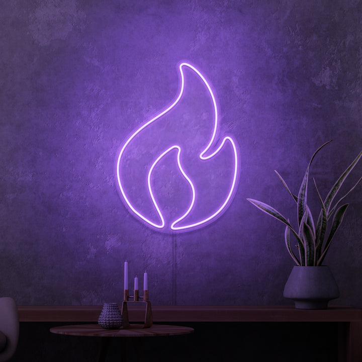 "FIRE" MINI NEON SKILT