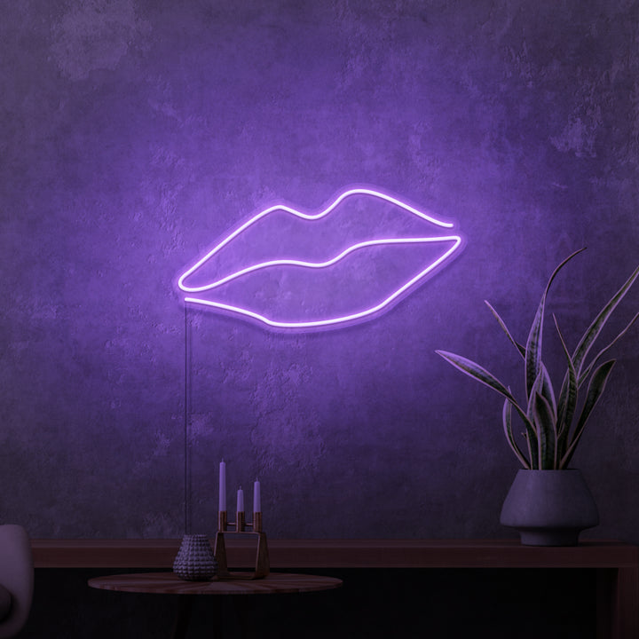 "LIPS" MINI NEON SKILT