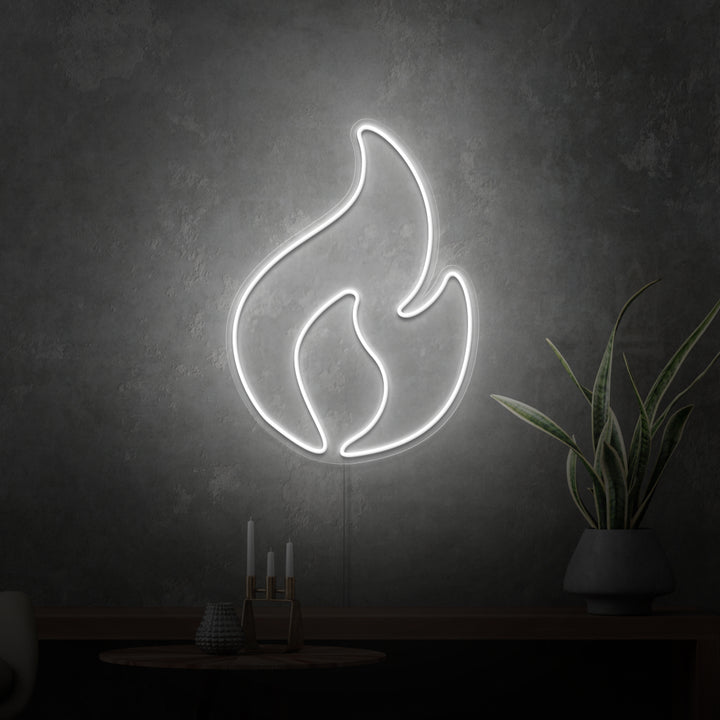 "FIRE" MINI NEON SKILT